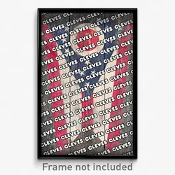 Cleves Ohio Poster (OH City Souvenir 11x17 Town Print)