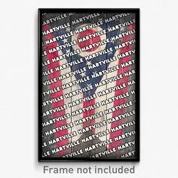 Hartville Ohio Poster (OH City Souvenir 11x17 Town Print)