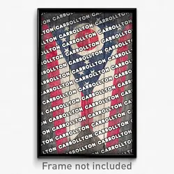 Carrollton Ohio Poster (OH City Souvenir 11x17 Town Print)