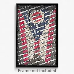 Brimfield Ohio Poster (OH City Souvenir 11x17 Town Print)