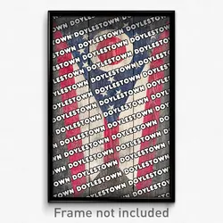 Doylestown Ohio Poster (OH City Souvenir 11x17 Town Print)