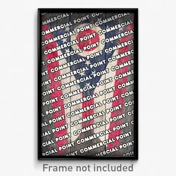 Commercial Point Ohio Poster (OH City Souvenir 11x17 Town Print)