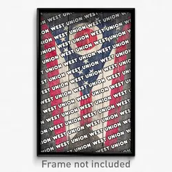 West Union Ohio Poster (OH City Souvenir 11x17 Town Print)