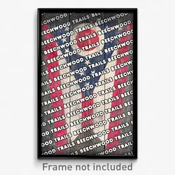 Beechwood Trails Ohio Poster (OH City Souvenir 11x17 Town Print)