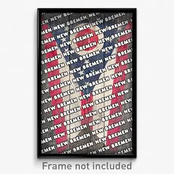 New Bremen Ohio Poster (OH City Souvenir 11x17 Town Print)