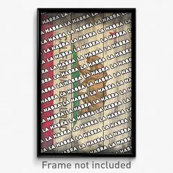 La Habra California Poster (CA City Souvenir 11x17 Town Print)