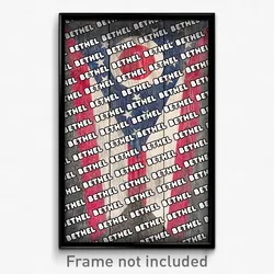 Bethel Ohio Poster (OH City Souvenir 11x17 Town Print)