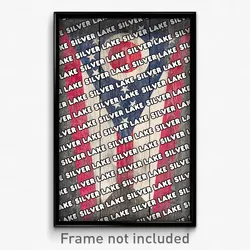 Silver Lake Ohio Poster (OH City Souvenir 11x17 Town Print)