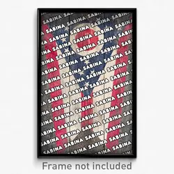 Sabina Ohio Poster (OH City Souvenir 11x17 Town Print)