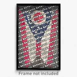 Batavia Ohio Poster (OH City Souvenir 11x17 Town Print)