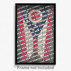New Concord Ohio Poster (OH City Souvenir 11x17 Town Print)