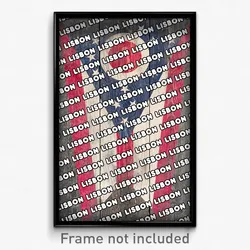 Lisbon Ohio Poster (OH City Souvenir 11x17 Town Print)
