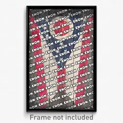 Enon Ohio Poster (OH City Souvenir 11x17 Town Print)