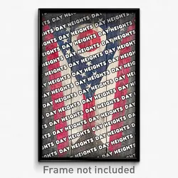 Day Heights Ohio Poster (OH City Souvenir 11x17 Town Print)