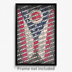 Jamestown Ohio Poster (OH City Souvenir 11x17 Town Print)