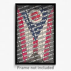 Walton Hills Ohio Poster (OH City Souvenir 11x17 Town Print)