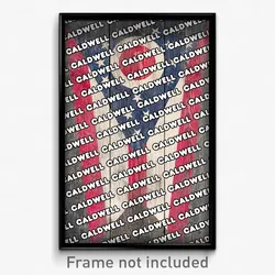 Caldwell Ohio Poster (OH City Souvenir 11x17 Town Print)