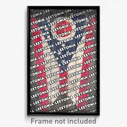 Leetonia Ohio Poster (OH City Souvenir 11x17 Town Print)