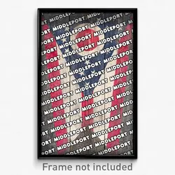 Middleport Ohio Poster (OH City Souvenir 11x17 Town Print)