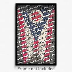 Genoa Ohio Poster (OH City Souvenir 11x17 Town Print)