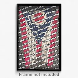 Middlebranch Ohio Poster (OH City Souvenir 11x17 Town Print)