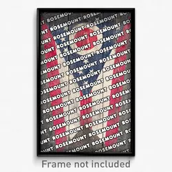 Rosemount Ohio Poster (OH City Souvenir 11x17 Town Print)