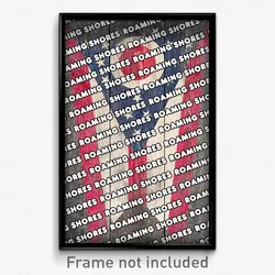 Roaming Shores Ohio Poster (OH City Souvenir 11x17 Town Print)