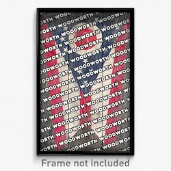 Woodworth Ohio Poster (OH City Souvenir 11x17 Town Print)