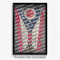 Woodville Ohio Poster (OH City Souvenir 11x17 Town Print)