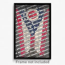 Bradford Ohio Poster (OH City Souvenir 11x17 Town Print)
