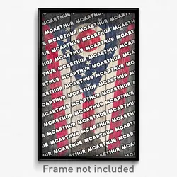McArthur Ohio Poster (OH City Souvenir 11x17 Town Print)