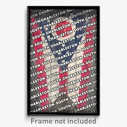 South Charleston Ohio Poster (OH City Souvenir 11x17 Town Print)