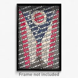 Fairfax Ohio Poster (OH City Souvenir 11x17 Town Print)
