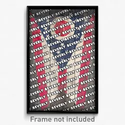 Beverly Ohio Poster (OH City Souvenir 11x17 Town Print)