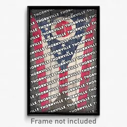 Thornville Ohio Poster (OH City Souvenir 11x17 Town Print)
