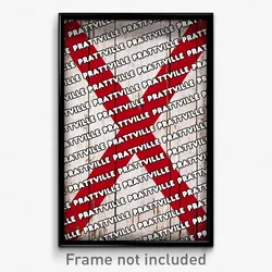 Prattville Alabama Poster (AL City Souvenir 11x17 Town Print)