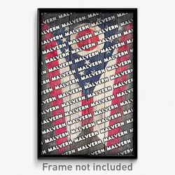 Malvern Ohio Poster (OH City Souvenir 11x17 Town Print)