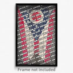 Union City Ohio Poster (OH City Souvenir 11x17 Town Print)