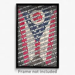 Brooklyn Heights Ohio Poster (OH City Souvenir 11x17 Town Print)