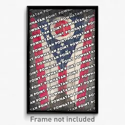 Powhatan Point Ohio Poster (OH City Souvenir 11x17 Town Print)