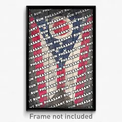 Pheasant Run Ohio Poster (OH City Souvenir 11x17 Town Print)