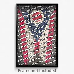 Pleasant Hill Ohio Poster (OH City Souvenir 11x17 Town Print)