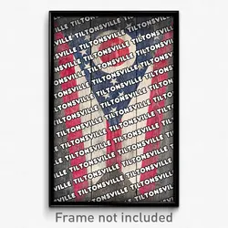 Tiltonsville Ohio Poster (OH City Souvenir 11x17 Town Print)
