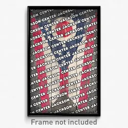 Jackson Center Ohio Poster (OH City Souvenir 11x17 Town Print)