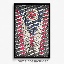 Pioneer Ohio Poster (OH City Souvenir 11x17 Town Print)