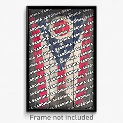 Sardinia Ohio Poster (OH City Souvenir 11x17 Town Print)
