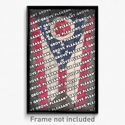 Pleasant Grove Ohio Poster (OH City Souvenir 11x17 Town Print)
