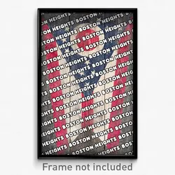 Boston Heights Ohio Poster (OH City Souvenir 11x17 Town Print)