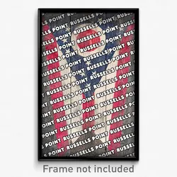 Russells Point Ohio Poster (OH City Souvenir 11x17 Town Print)