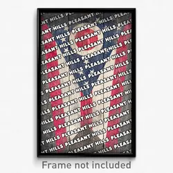 Pleasant Hills Ohio Poster (OH City Souvenir 11x17 Town Print)